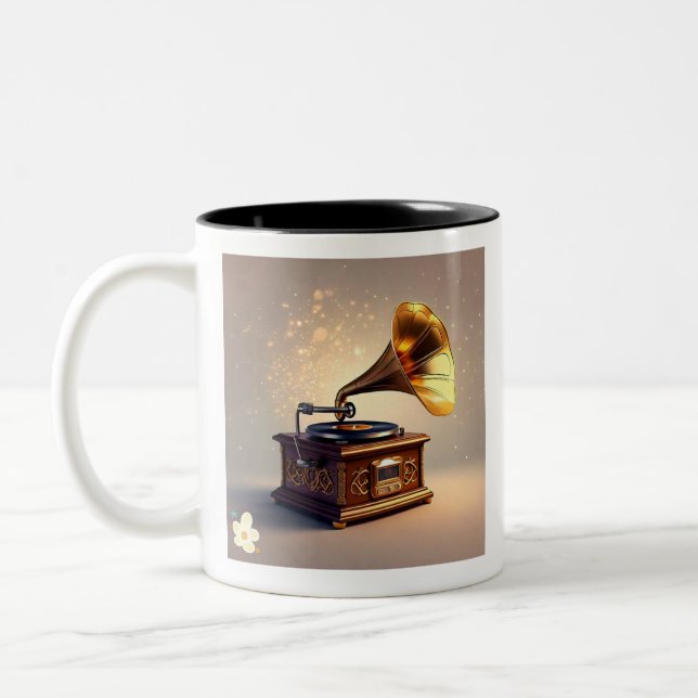 Taza Bicolor "Elegante audio pasado" (Izquierda)