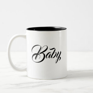 Taza Bicolor Elegante Bebé Diseño Mug/Regalo Perfecto Para Ella
