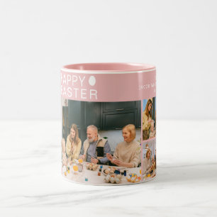Taza Bicolor Elegante Bendición Moderna de Pascua Familia 3 fot