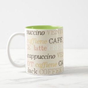 Taza Bicolor Elegante café bistro Mug