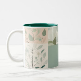 Taza Bicolor Elegante obra natural