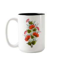 Elegante ramo floral arte popular
