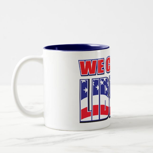 Taza Bicolor Elegimos la libertad (Izquierda)