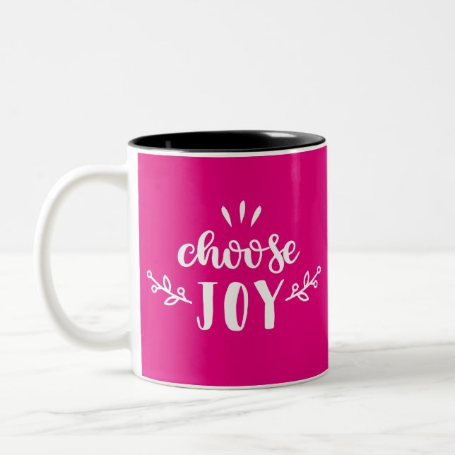 Taza Bicolor Elegir alegría (Izquierda)