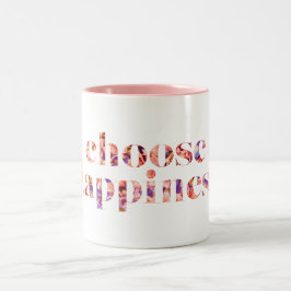 Taza Bicolor Elegir la felicidad #9