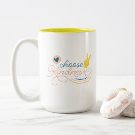 Taza Bicolor Elegir la mugre de bondad