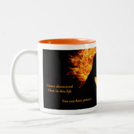 Taza Bicolor Elegir poder o amor