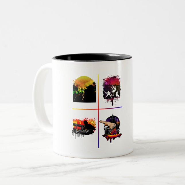 Taza Bicolor Elementos esenciales (Anverso izquierdo)