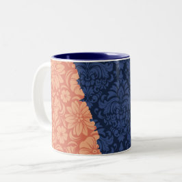 Taza Bicolor Elementos ornamentales de lujo