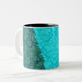 Taza Bicolor Elementos ornamentales de lujo