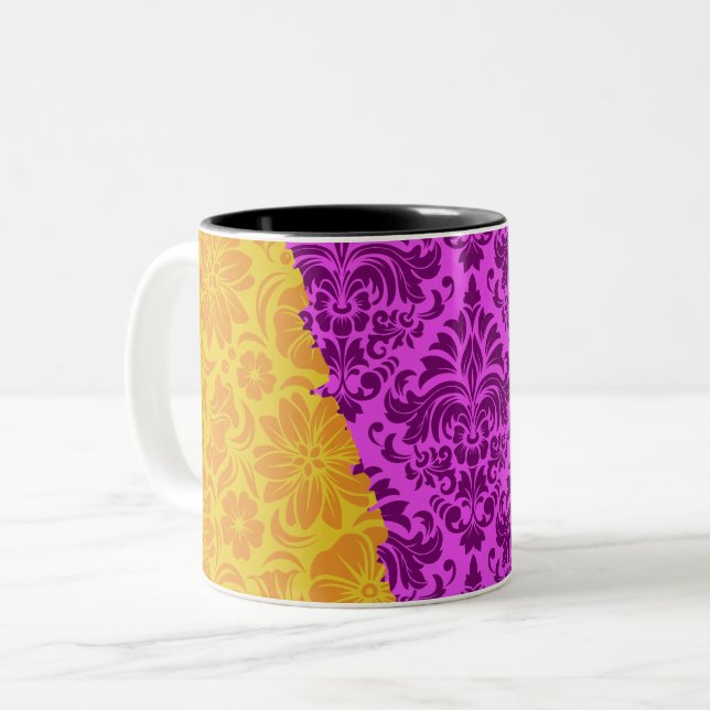 Taza Bicolor Elementos ornamentales de lujo (Anverso izquierdo)