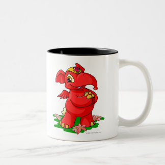 Taza Bicolor Elephante rojo alegre en Shenkuu