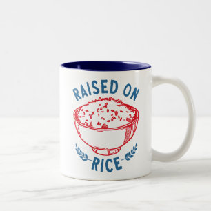 Taza Bicolor Elevado en arroz
