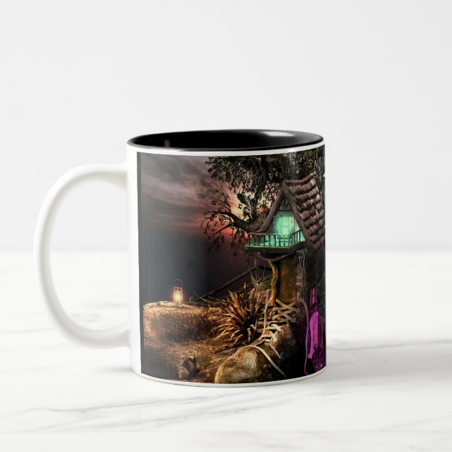Taza Bicolor Elf House (Izquierda)