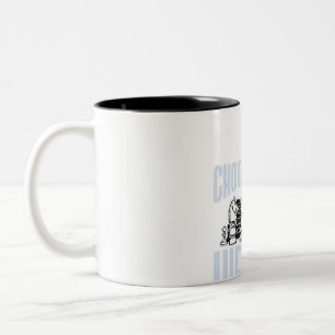 Taza Bicolor Elija su regalo de piezas de ajedrez de arma