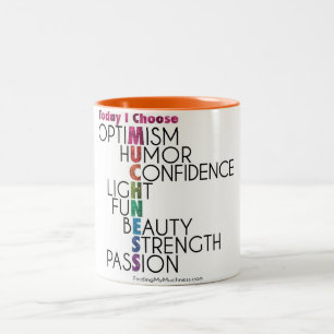 Taza Bicolor Elijo hoy CANTIDAD