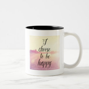 Taza Bicolor Elijo ser feliz