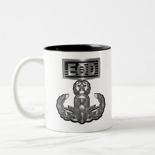 Taza Bicolor Eliminación de Artefactos Explosivos EOD