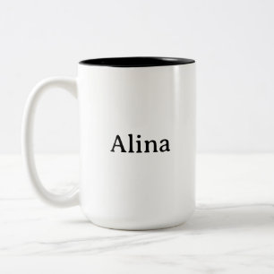 Taza Bicolor eliminar texto agregar propio diseño 15 oz