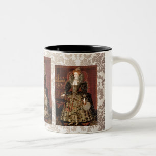 Taza Bicolor Elizabeth I c 1599