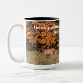 Taza Bicolor Elk Hunting Mug