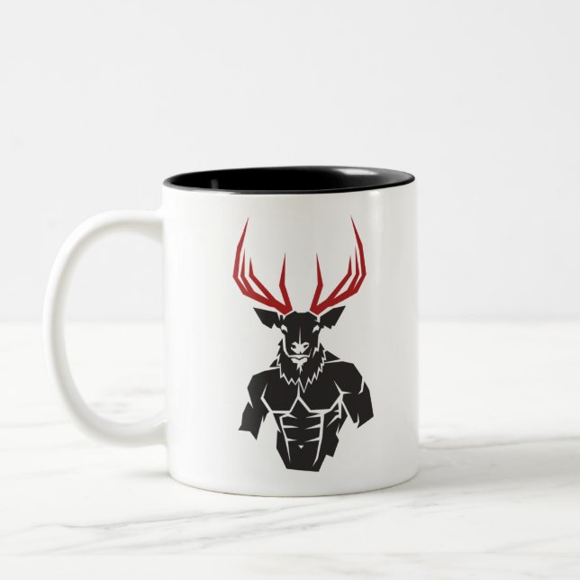 Taza Bicolor Elk Man Warrior (Izquierda)