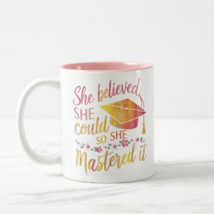 Taza Bicolor Ella Creyó Que Podía Así Que Lo Dominó Grad