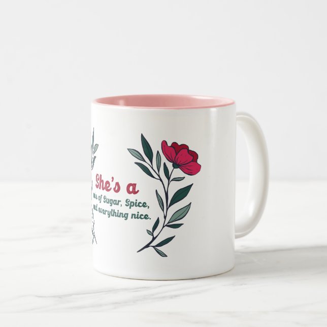 Taza Bicolor Ella es (Anverso derecho)