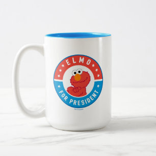Taza Bicolor Elmo por la insignia del presidente