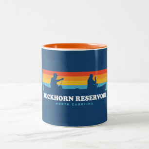 Taza Bicolor Embalse de Buckhorn Carolina del Norte Canoe
