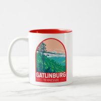 Emblema de arte de viaje de Gatlinburg Tennessee