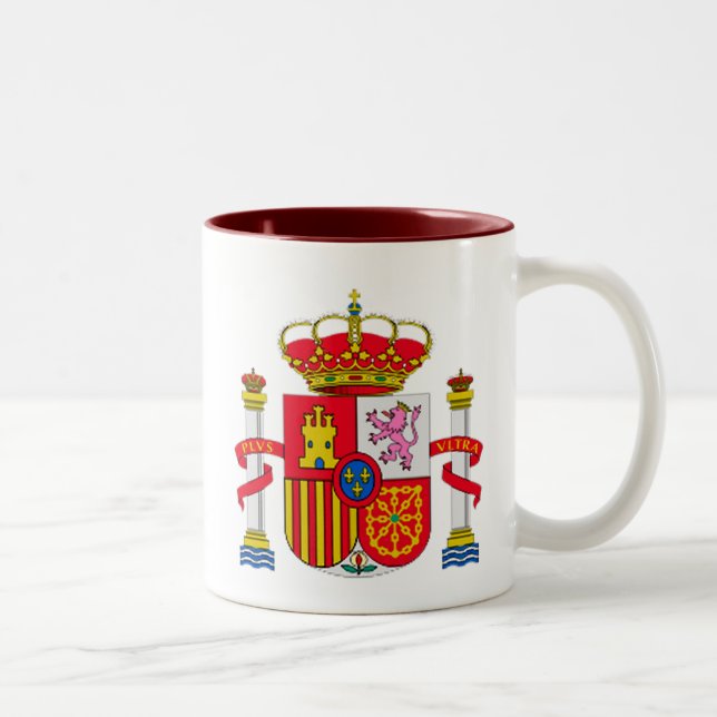 Taza Bicolor Emblema de España (Derecha)