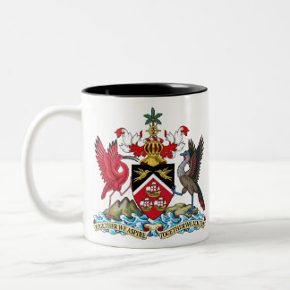 Taza Bicolor emblema de trinidad y tobago