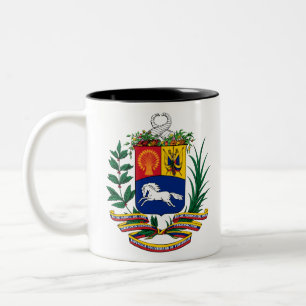 Taza Bicolor emblema de venezuela