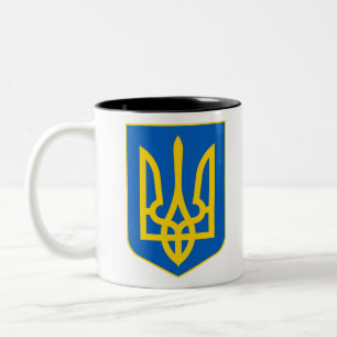 Taza Bicolor emblema ukraine