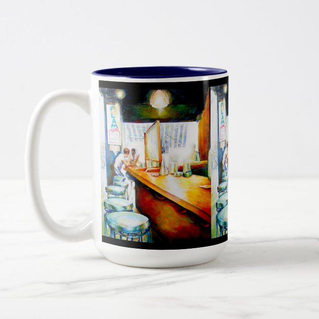 Taza Bicolor Emocional a motivador, lógica a justificar (Izquierda)