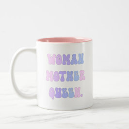 Taza Bicolor Empodera tu estilo con la mujer, la madre, la rein