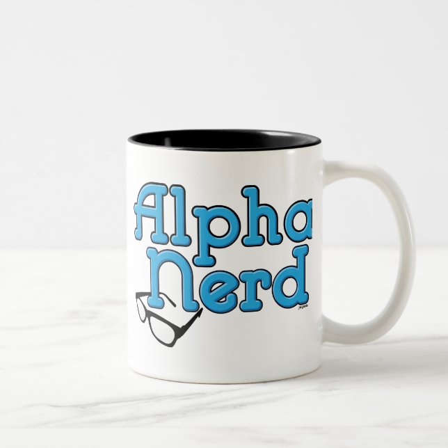 Taza Bicolor Empollón alfa (Derecha)