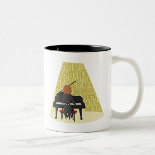 Taza Bicolor Empollón del rollo de la roca N