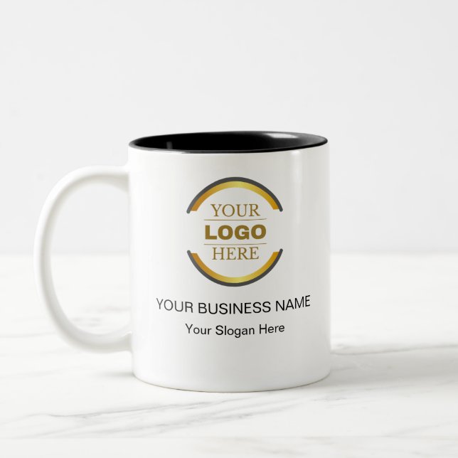 Taza Bicolor Empresa Personalizado profesional (Izquierda)