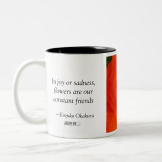 Taza Bicolor En alegría o tristeza…