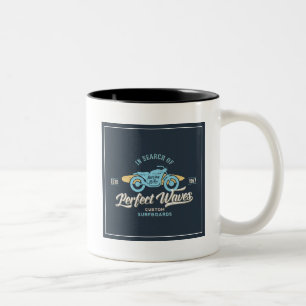Taza Bicolor En busca del poster perfecto de las ondas