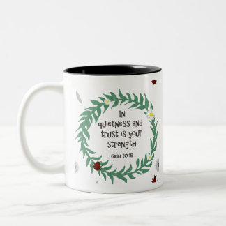 Taza Bicolor En calma y confianza