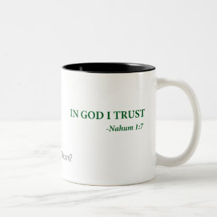 Taza Bicolor En Dios confío en gotGod316.com