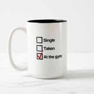 TAZA BICOLOR EN EL GIMNASIO