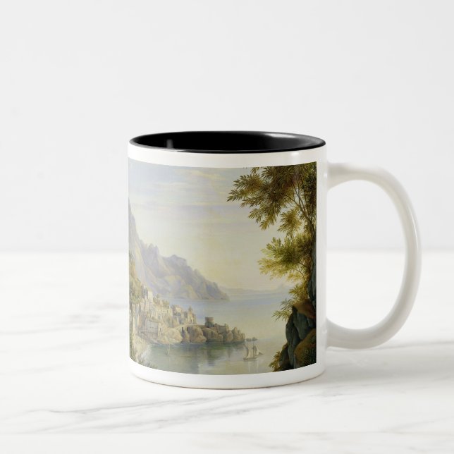 Taza Bicolor En el golfo de Salerno, 1826 (Derecha)