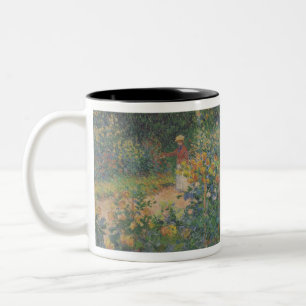 Taza Bicolor En el jardín - Claude Monet - c1895