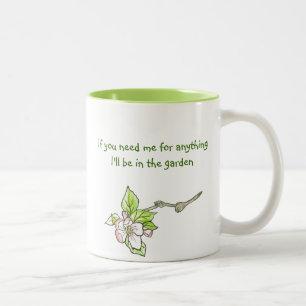 Taza Bicolor En el jardín Mug