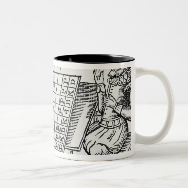 Taza Bicolor En el tablero de ajedrez (Derecha)