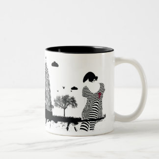 Taza Bicolor En la ciudad